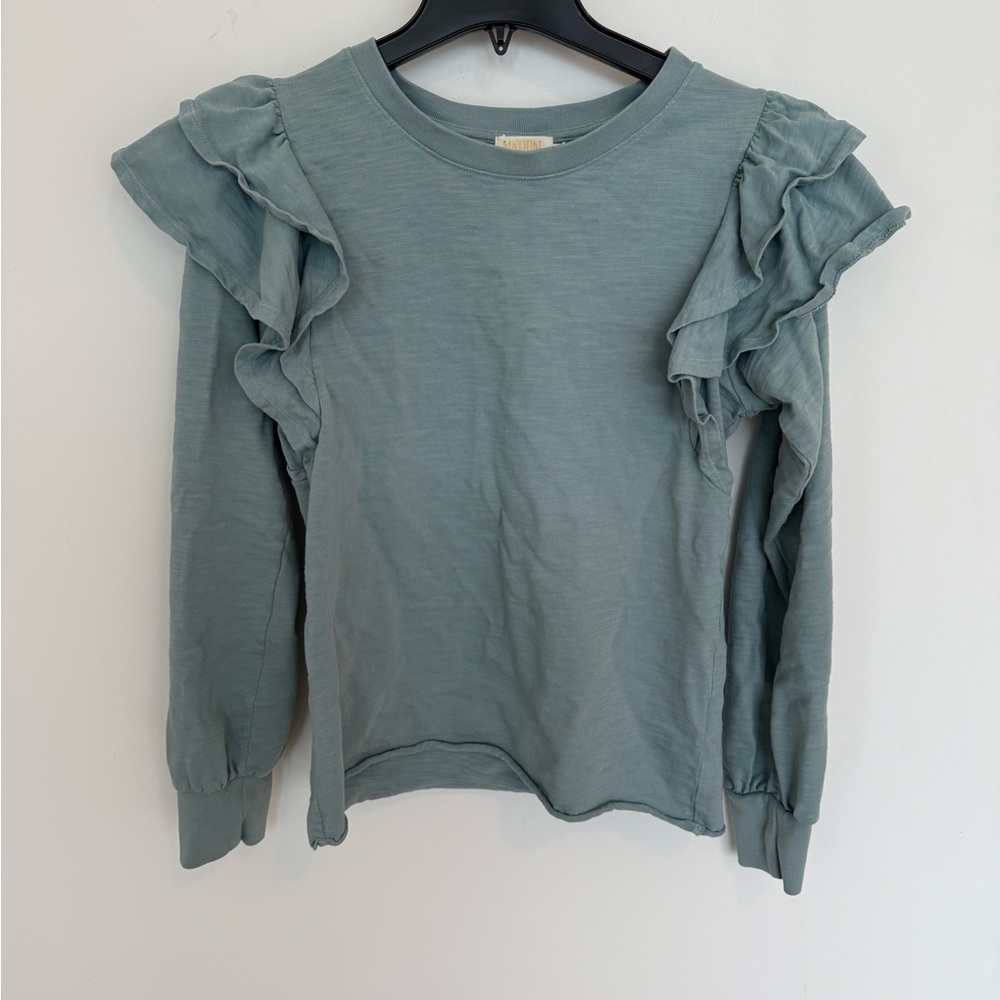 Nation LTD Xenia Ruffled Sleeve Top - Picture 4 of 7